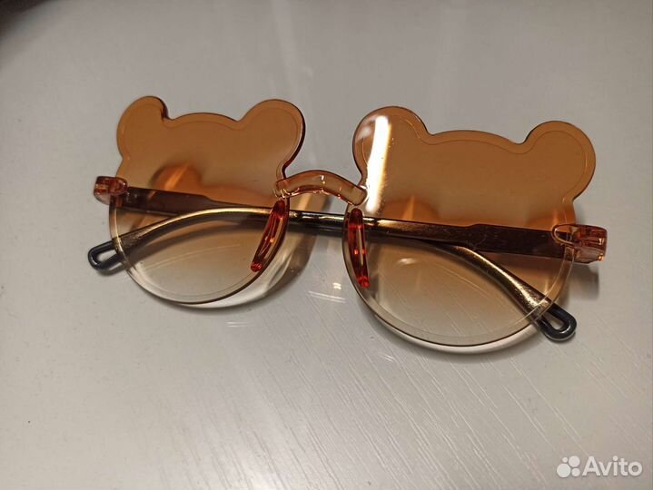 Очки мишки и кошка детские солнцезащитные
