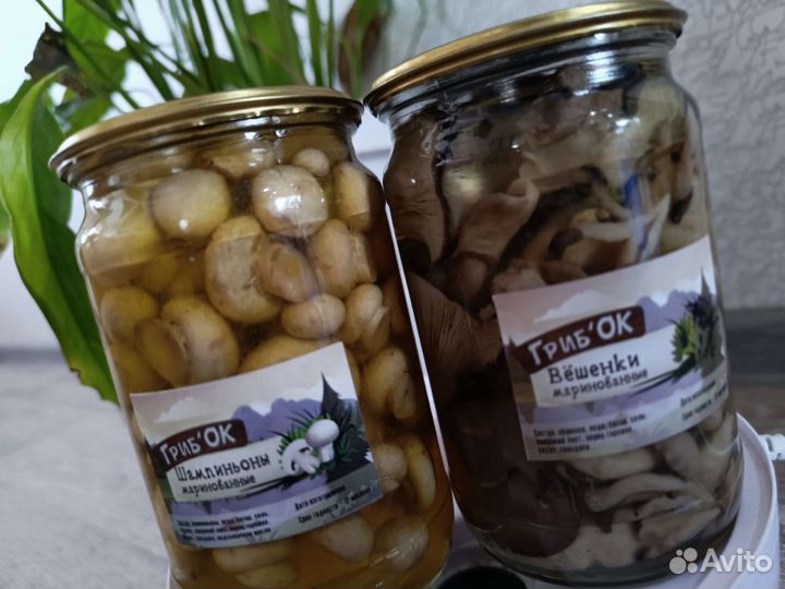 Грибы маринованные вешенки шампиньоны опята