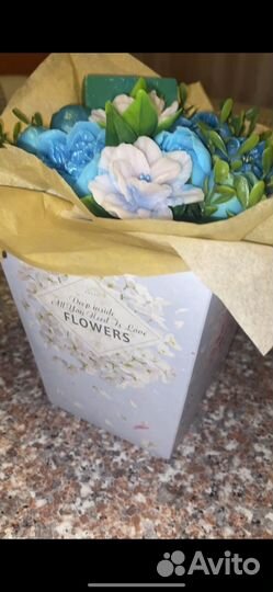 Букет цветов из мыла