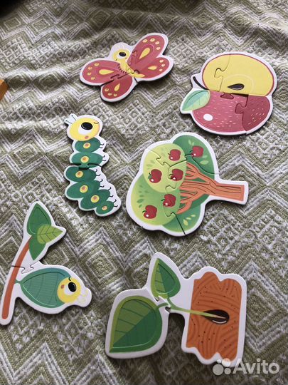 Детские пазлы, игры и развивающие карточки