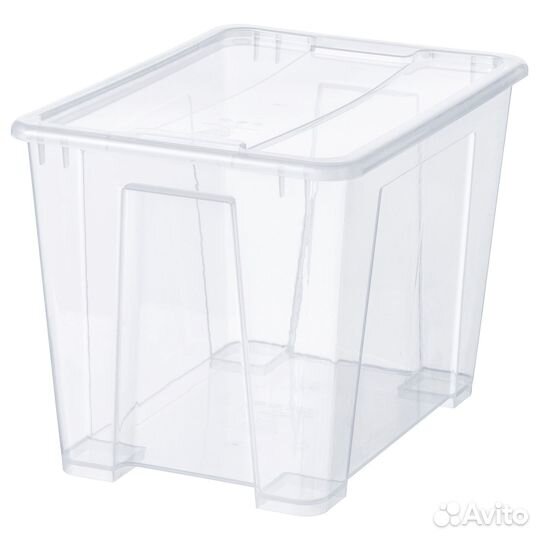 Контейнеры с крышкой икеа самла (новые), 22л 8 шт