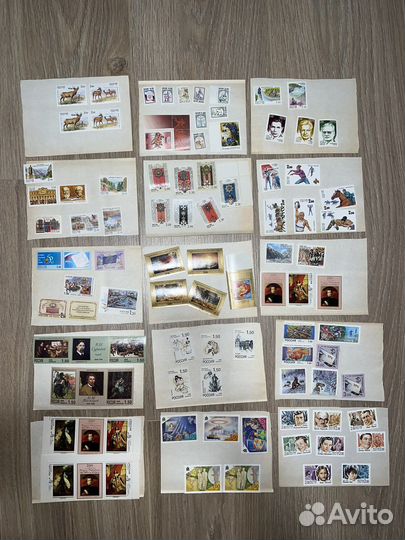 Марки Россия 1998 1999