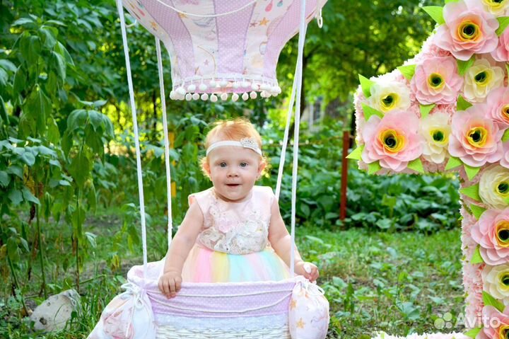 Цифра 1 и воздушный шар на годовасие, Аренда