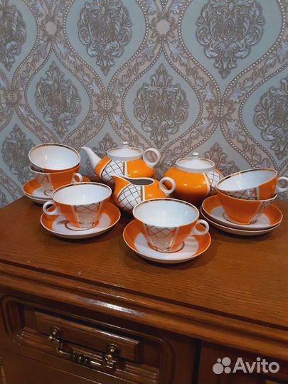 Кофейные и чайный сервизы Дулево, Рижский