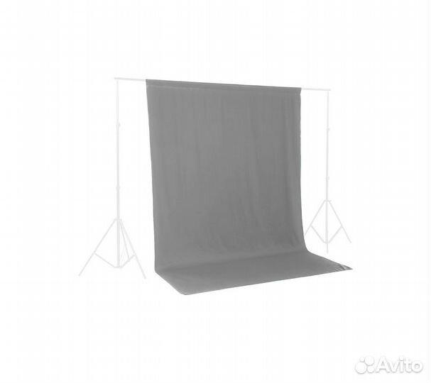 Фон полиэстеровый Raylab RL-BP01 2*3 S серый