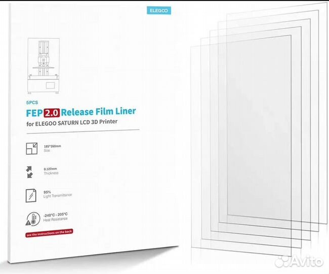 Fep пленка elegoo saturns. V2