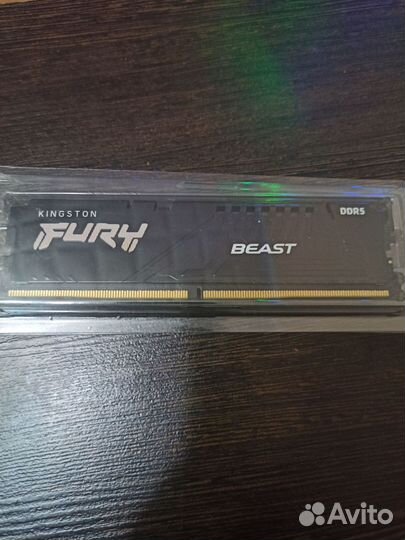 Оперативная память Kingston Fury Beast ddr5 8gb