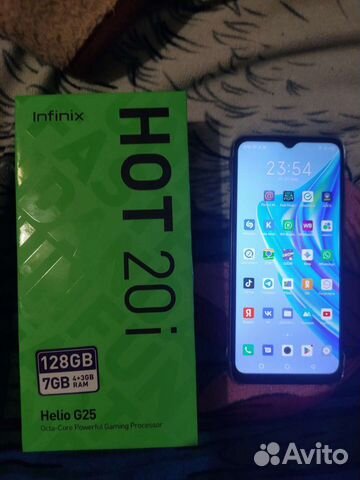 Infinix HOT 20i.128 гб.Отпечаток.4G.Android 12