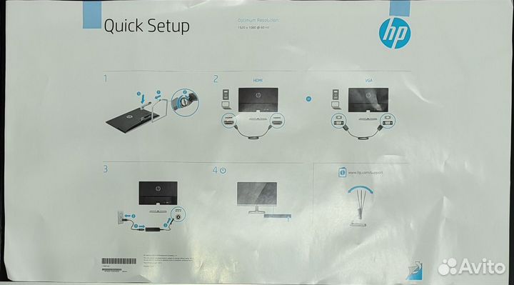 Монитор hp 22f FullHD 75Гц