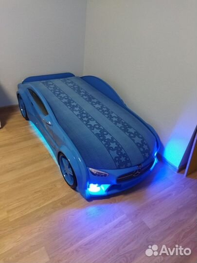 Кровать машинка в ударопрочном пластике