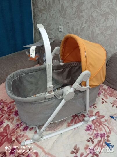 Шезлонг-кочалка, кроватка