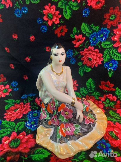 Земфира Дулево фарфор ретро винтаж цыганка