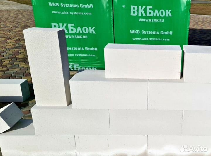 Газосиликатный блок Вкблок