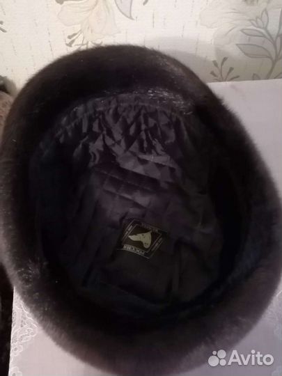 Новая мужская меховая шапка из нутрии