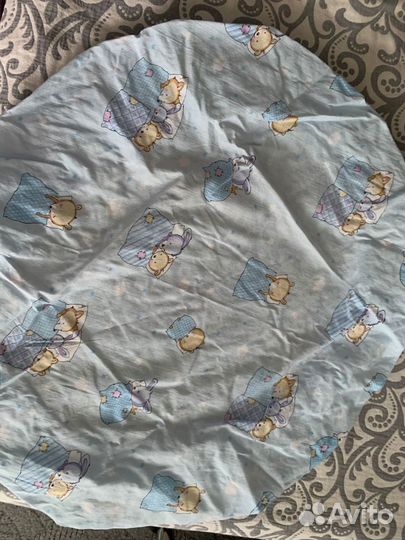 Простынь на резинке 75х75