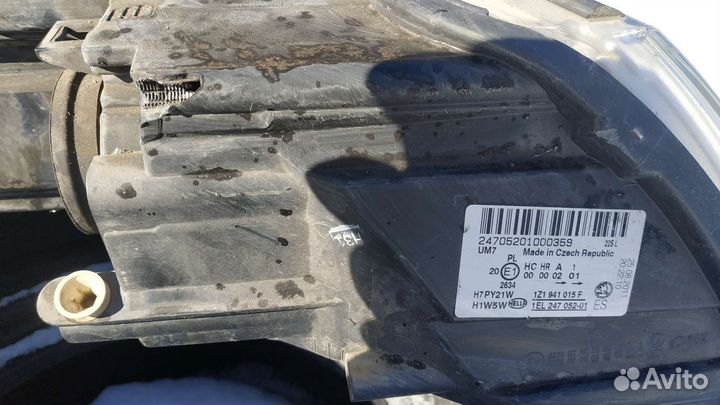 Фара левая Skoda Octavia А5 FL. Оригинал