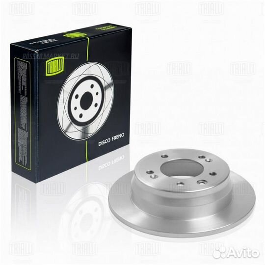 Trialli DF 073306 Диск тормозной зад