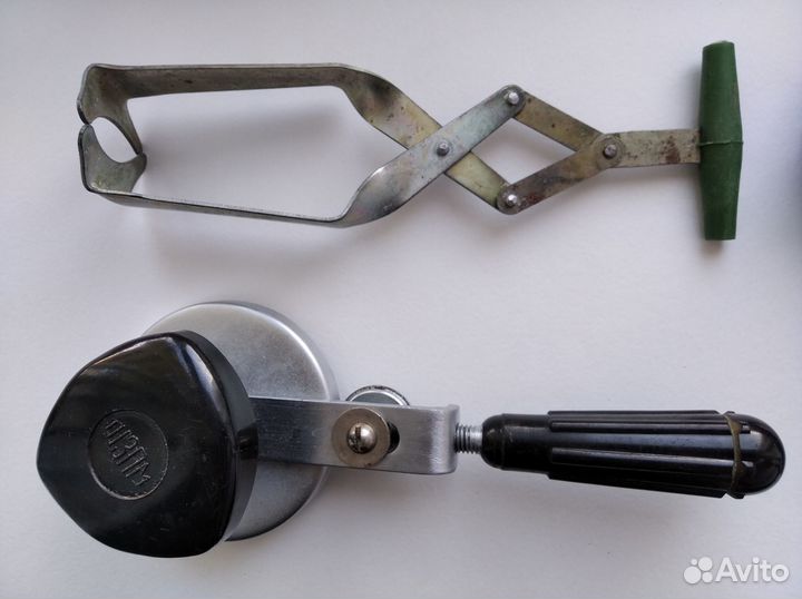 Закаточная машинка и ухваты для банок, СССР