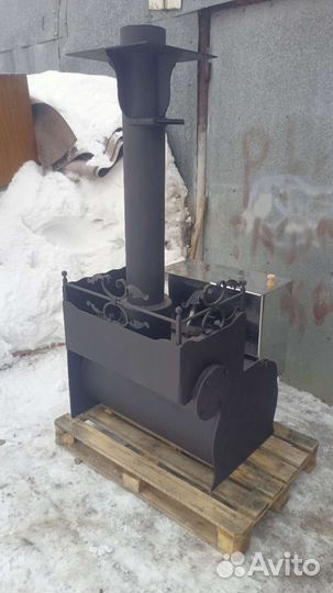 Банная печь на три помещения