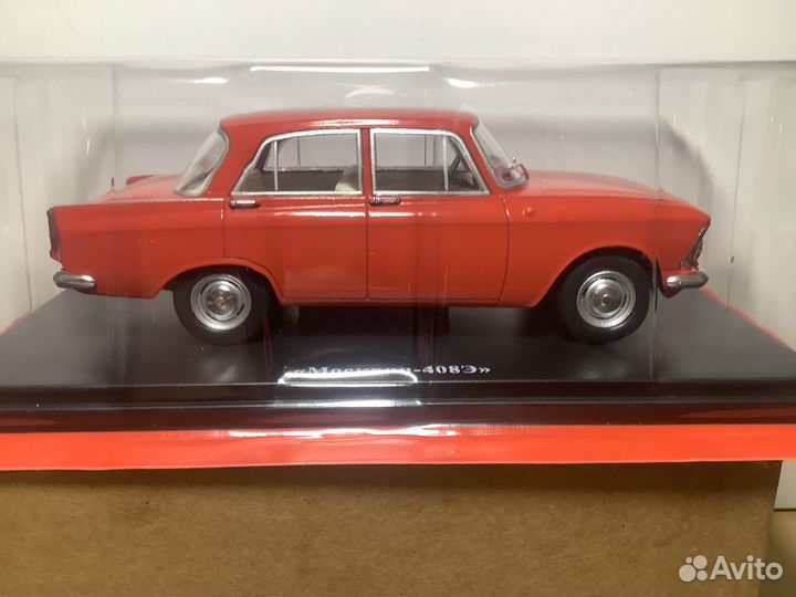 Модель автомобиля Москвич-408Э 1:24 Ашет
