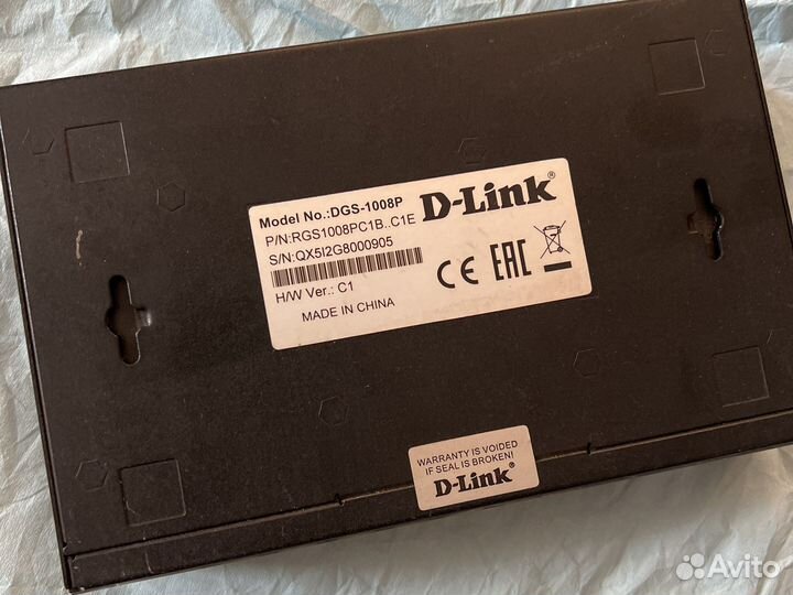 D-Link DGS-1008P коммутатор