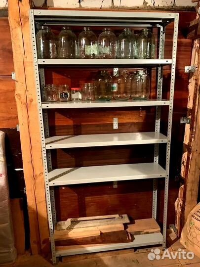 Стеллаж металлический на дачу, новый