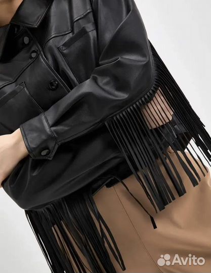 Куртка кожаная женская