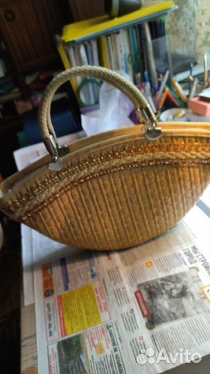 Летние сумки из соломки