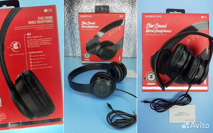 Наушники Подростковые для Пк и смартфона Проводные