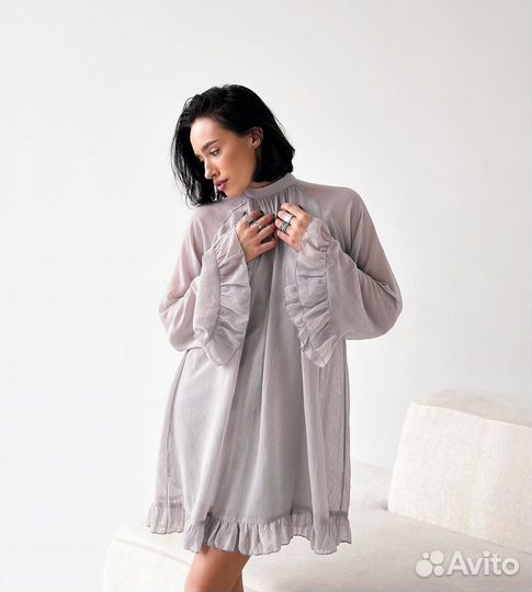 Платье (расцветка - черный)