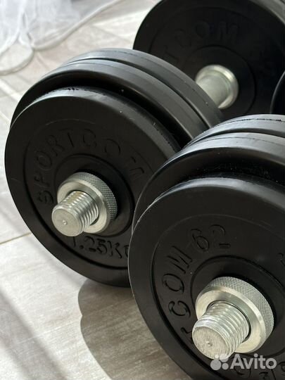 Гантели borabo разборные обрезиненные