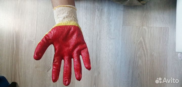 Перчатки с двойным обливом