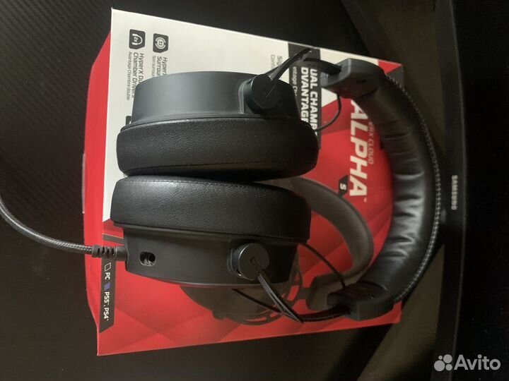 Игровые наушники HyperX Cloud Alpha S blackout