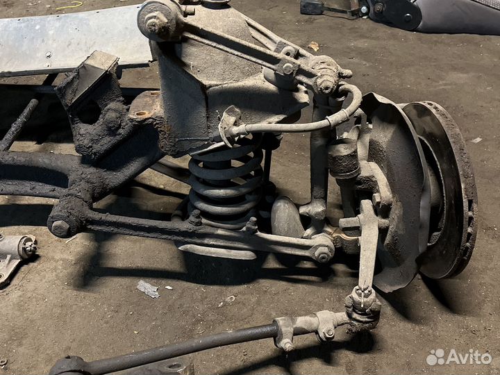 Передняя балка на волгу на шкворнях