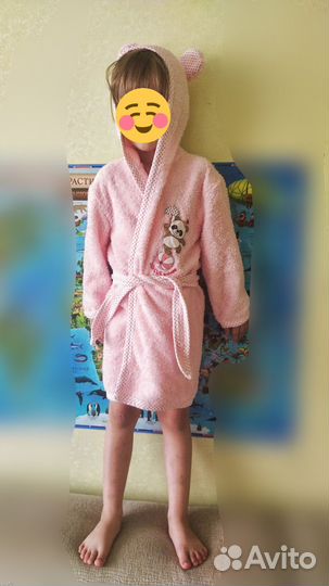 Детский махровый халат (3-4 года)