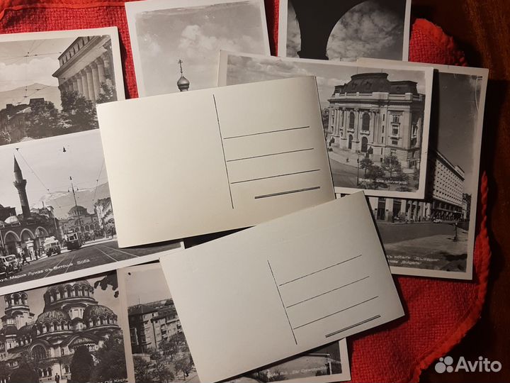 Карточки Болгарии/ виды софии/ 12 штук