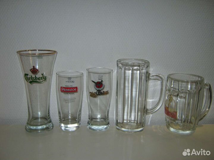 Бокалы пивные коллекционные.Рюмки,бокалы,фужеры
