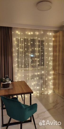 Гирлянда штора уличная, для дома