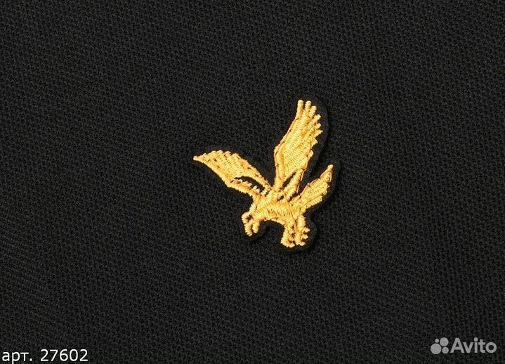 Поло Lyle Scott Черное