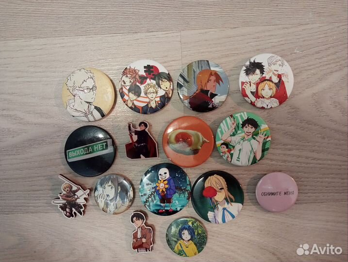 Значки пины