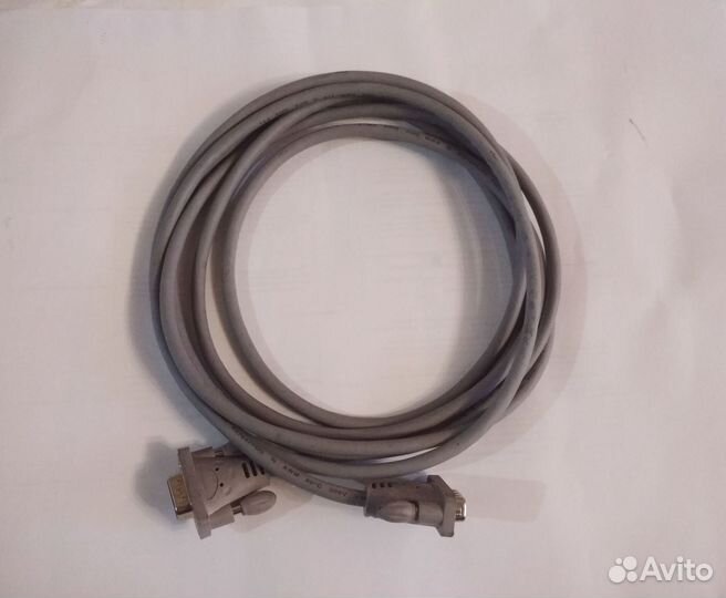 Кабель VGA для монитора, длинный