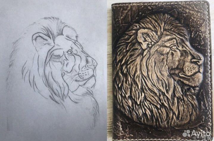 Работы из натуральной кожи на заказ