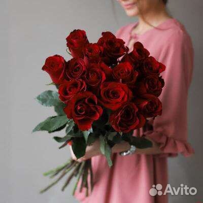 Букет из красных роз. Цветы доставка Иркутск