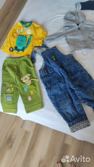 Вещи пакетом на мальчика 1-2