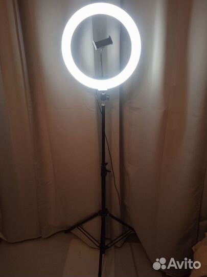 Лампа для селфи 32 см + штатив 210 см