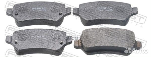 Колодки тормозные (комплект) зад прав/лев 1