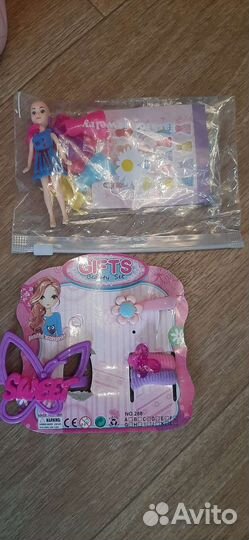 Детский туалетный столик и кукла анна