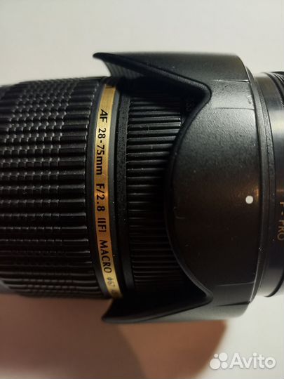 Объектив tamron AF 28-75 F/2.8 (IF) nikon F
