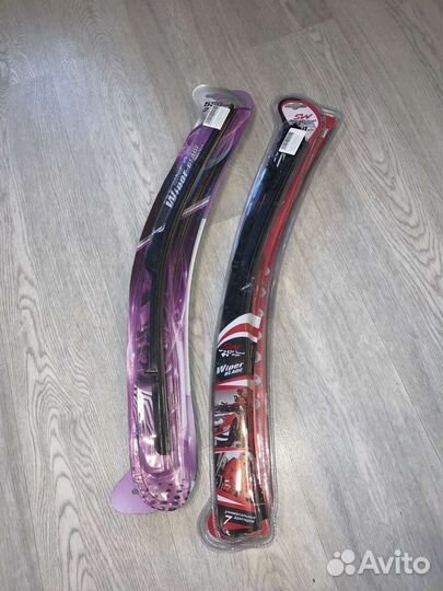 Комплект бескаркасных щеток (дворники) 530 мм