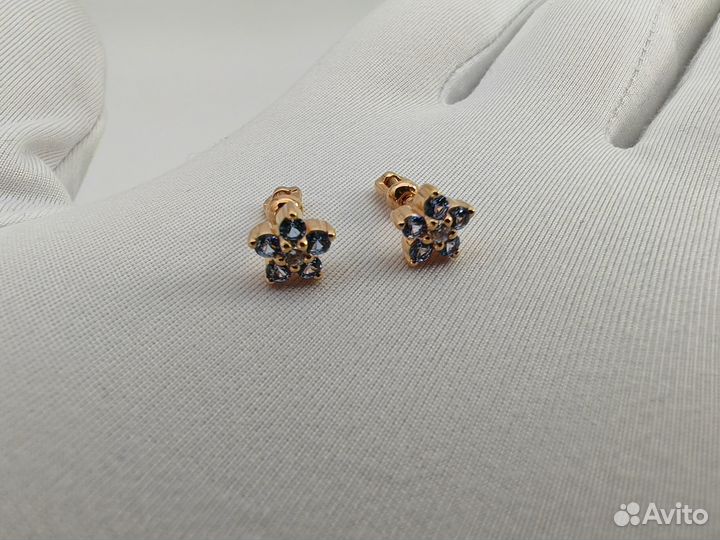 Пара серёг 585 пробы. Рассрочка